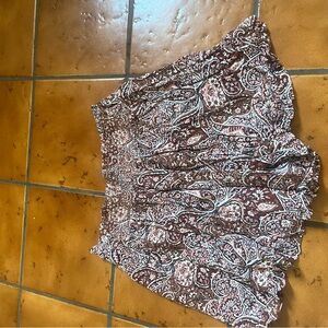 American Eagle Outfitters Multicolor Paisley Shorts xxs